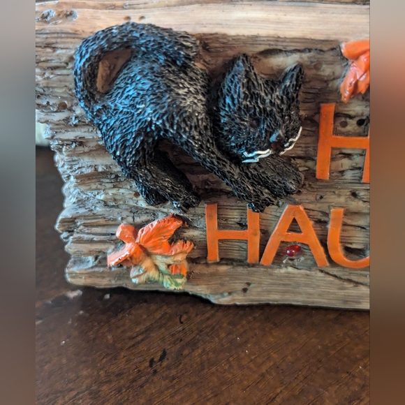 Halloween Ghost and Cat Light Up Sign Decoration with Sound - Picture 5 of 9